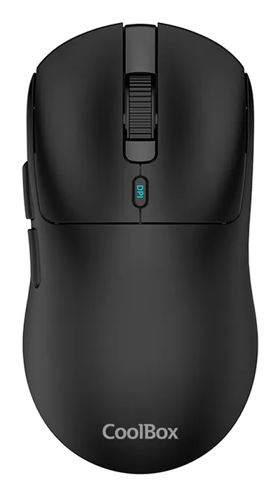 Maus CoolBox GAMING RATON W03 Kabellos RF+BT+USB-C 10000DPI Schwarz Ultralight 7 Tasten