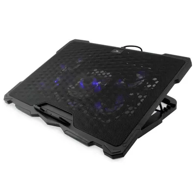 CoolBox COO-NCP17-V5 Kühlbasis, 5 Lüfter, für Laptops bis 17,3 Zoll