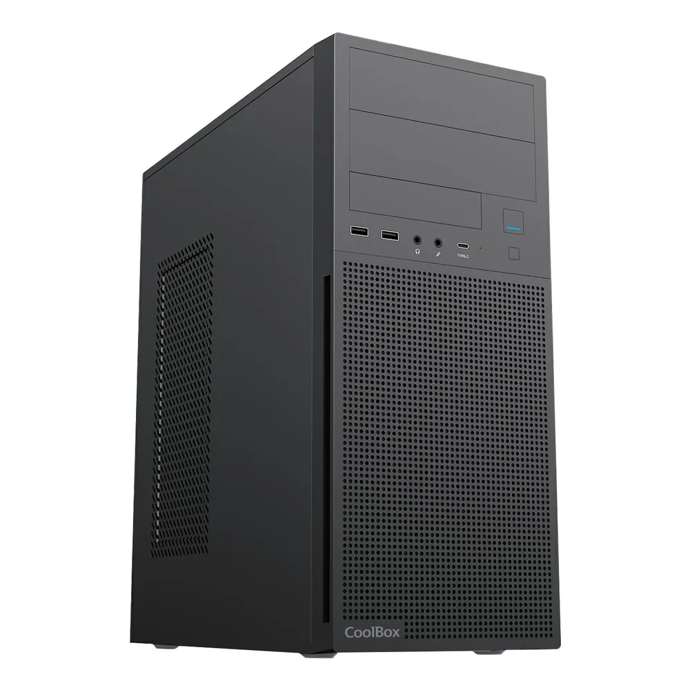 PC-Gehäuse Coolbox A780 mit Netzteil 500W Force BR-500 80+ Bronze USB-C 3.2 Gen1