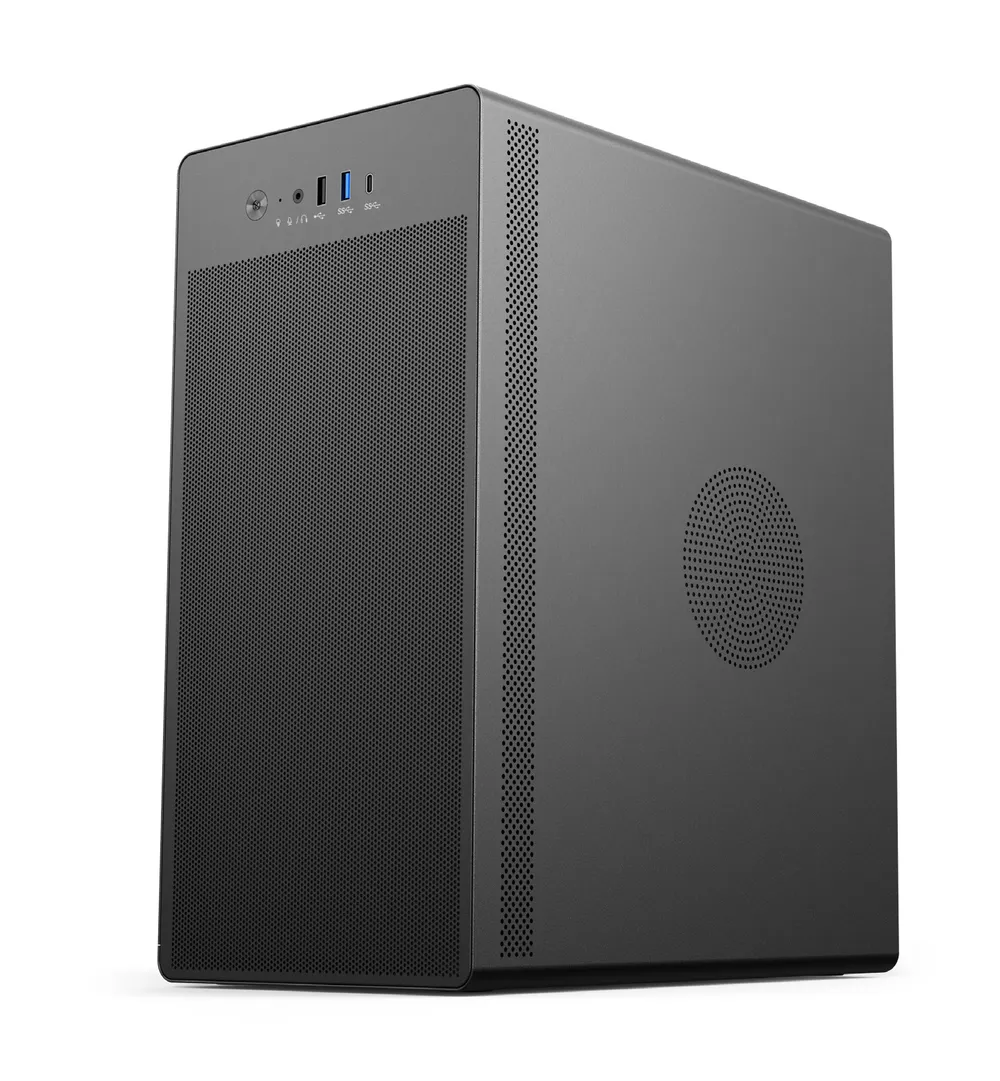 PC-Gehäuse CoolBox M100 microATX Full Metal Mesh USB-C 3.2 Gen1 Schwarz