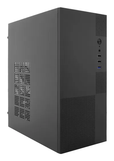 Tower Coolbox M440 Micro ATX USB 3.2 Gen1 Schwarz mit Netzteil 500W