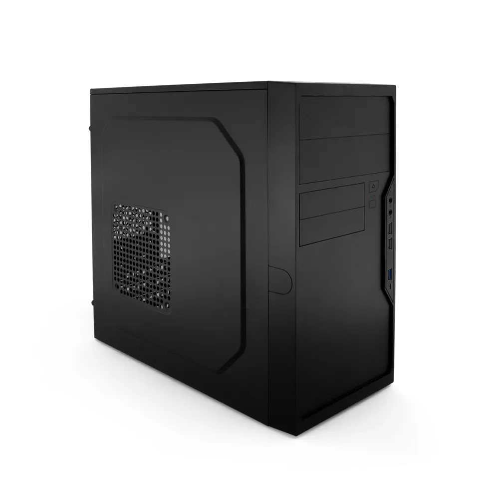 Gehause Coolbox M550C 500W USB-C Micro Tower Schwarz
