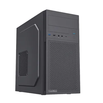 PC-Gehäuse MicroATX CoolBox M680 USB-C 3.2 Gen1 Netzteil 500W