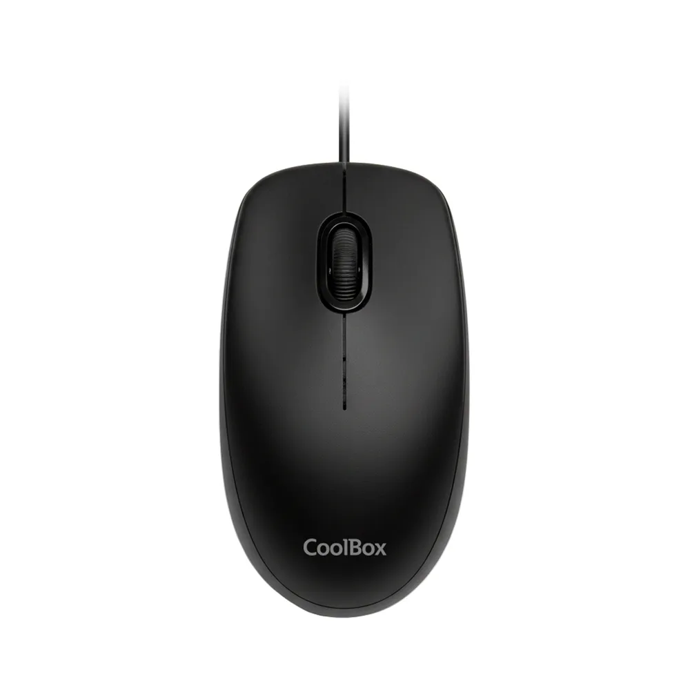 Maus CoolBox U01 USB 1600 DPI Ambidexter Schwarz 3 Tasten