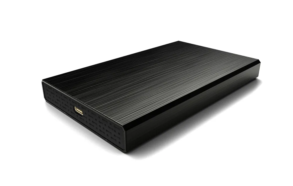 CoolBox SlimChase A-2523 USB-C Festplattengehäuse schwarz