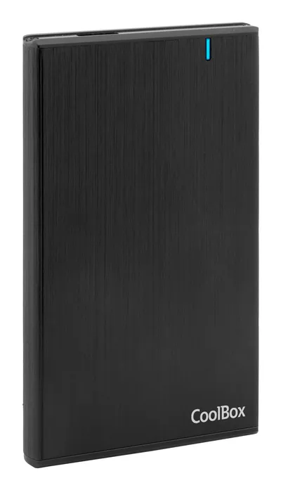 Caja PC CoolBox Slimchase A2540 2.5'' Aluminium Schwarz USB3.2 Gen1 Micro-USB