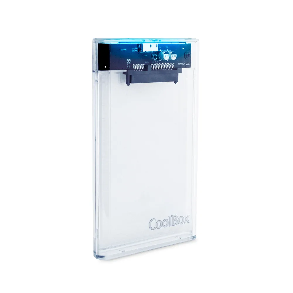 CoolBox COO-SCT-2533 Transparentes USB 3.0-Festplattengehäuse