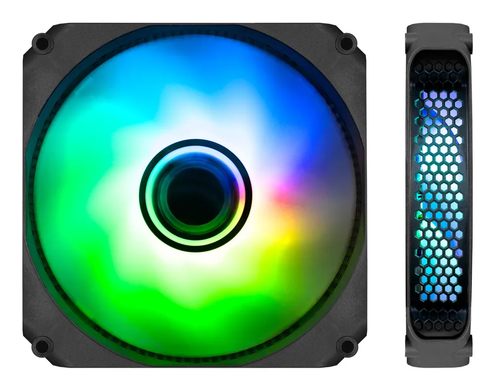 Kühlung Luft CoolBox Infinity ARGB 120mm Multicolor Leise