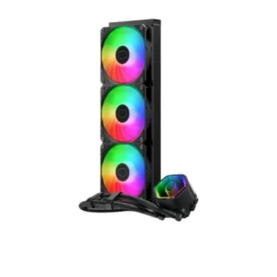 Wasserkühlung Cooler Master Sockel AM4 360mm MasterLiquid 360 Core II ARGB Multicolor-LED