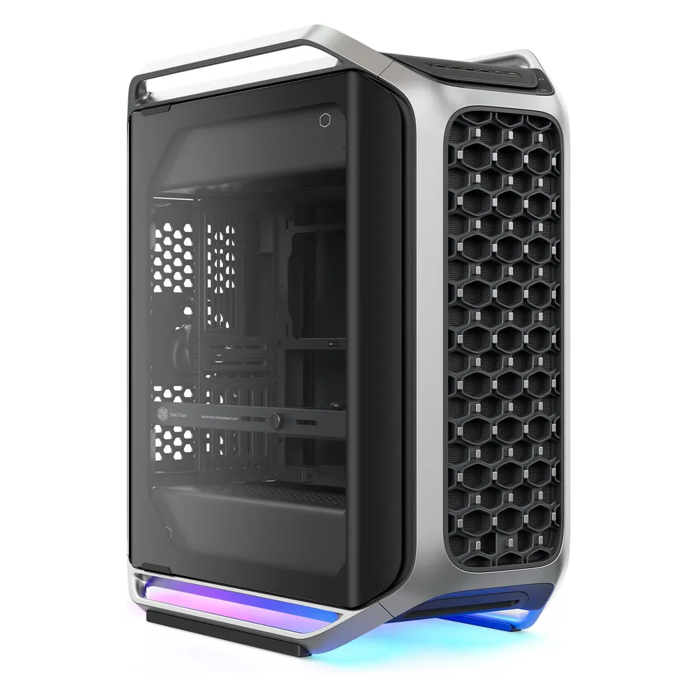 ATX Tower Cooler Master Cosmos ALPHA Full Tower Schwarz Silber Glasfenster