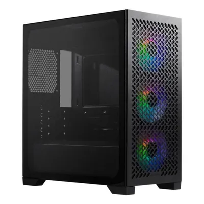 PC-Gehäuse Cooler Master Elite 302 Mini Tower Schwarz Glas Multi-LED Gaming