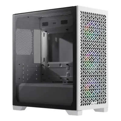 PC-Gehäuse Cooler Master Elite 302 Mini Tower Weiß Glas RGB Gaming