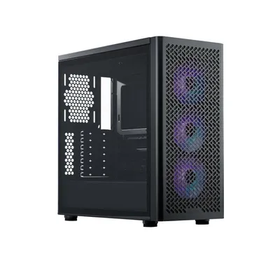 PC-Gehäuse Cooler Master Elite 502 Midi Tower Schwarz RGB Gaming Stahl Glas