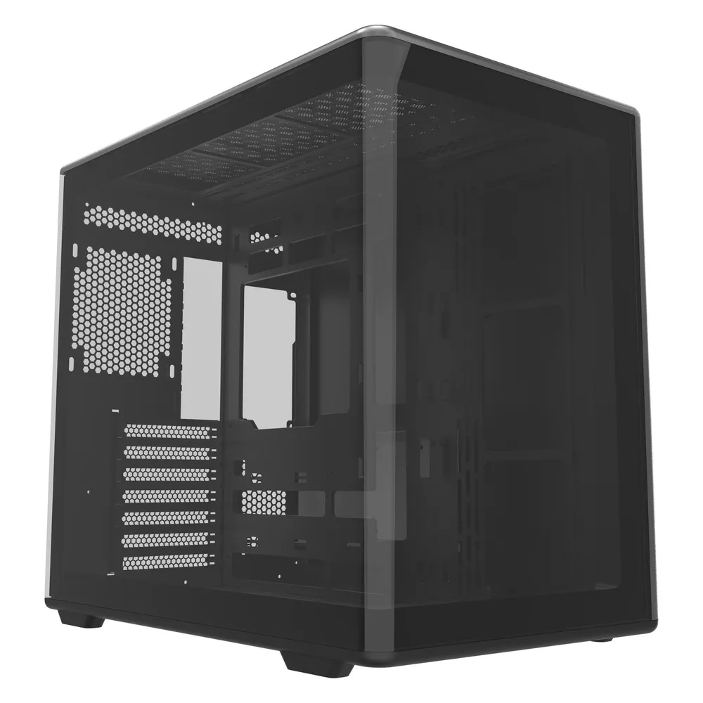 Gehäuse Tower Cooler Master Elite 600 ATX Gehärtetes Glas USB-C Schwarz