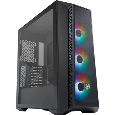 Cooler Master MasterBox MB520 Mesh Midi Tower ARGB Hartglas USB-C/3.2 Schwarz