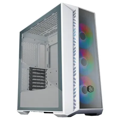 Cooler Master MasterBox MB520 Mesh Midi Tower ARGB Hartglas USB-C/3.2 Weiß