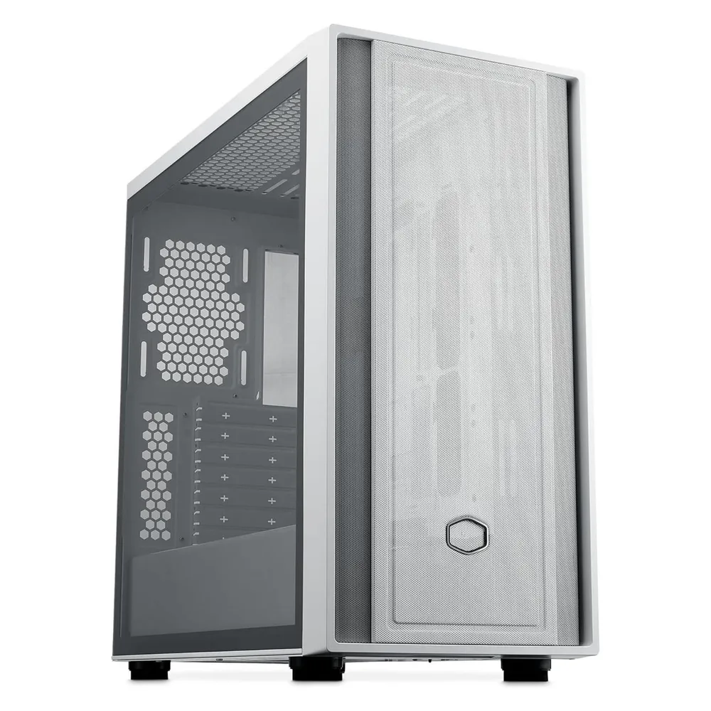 PC-Gehäuse Cooler Master MasterBox 600 White Lite Midi Tower Weiß