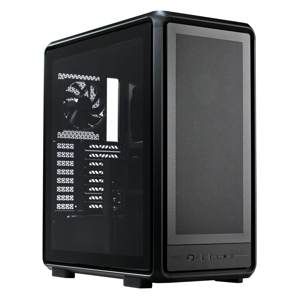 PC-Gehäuse Cooler Master MasterFrame 500 Mesh Midi Tower Aluminium Glas Schwarz