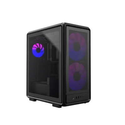 PC-Gehäuse Cooler Master MasterFrame 500 Mesh Midi Tower RGB Glas Schwarz