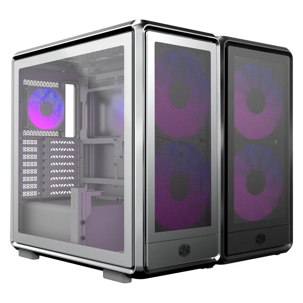 PC-Gehäuse Cooler Master MasterFrame 600 Mesh Silber RGB Glas ATX EATX