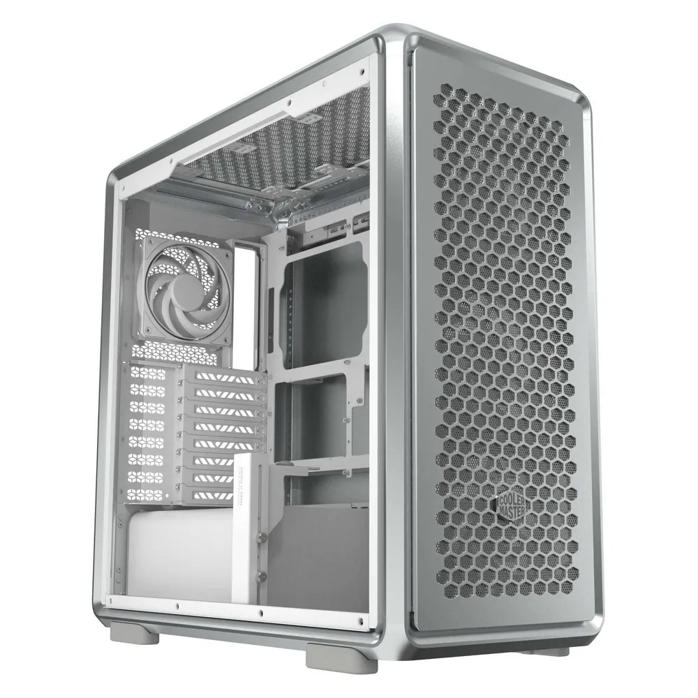 PC-Gehäuse Cooler Master MasterFrame 600 Silber ATX Midi Tower Aluminium Glas