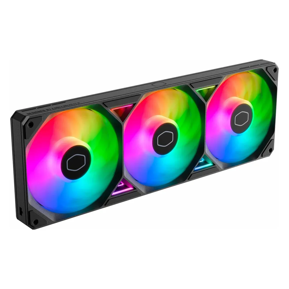 Zusatzlüfter Cooler Master SickleFlow Edge 360 ARGB 120mm 2500RPM PWM Multi-LED