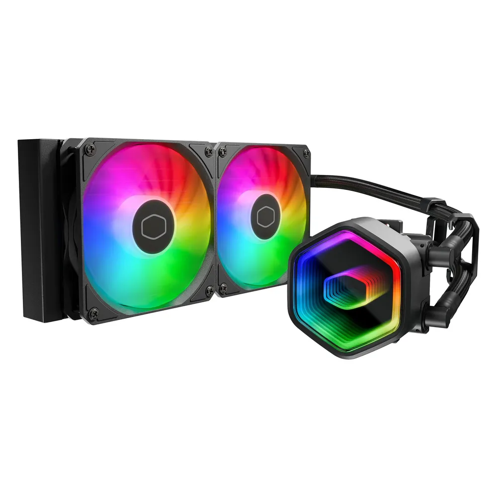 Refrigeración Líquida Cooler Master MasterLiquid 240 Core II 240mm 2 Ventiladores LED RGB