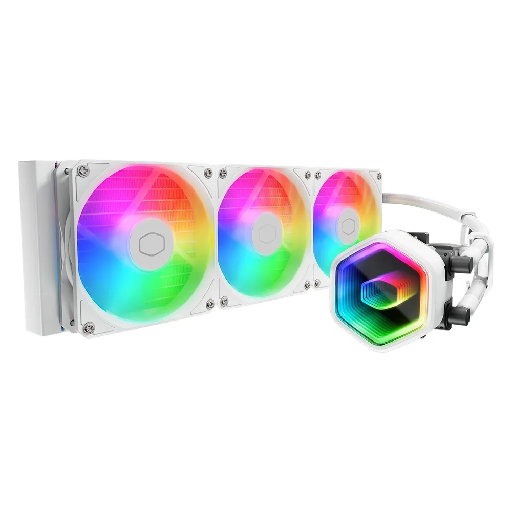 Refrigeración Líquida Cooler Master MasterLiquid 360 Core II White 360mm 3 Ventiladores RGB