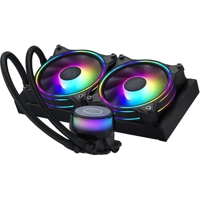 Flüssigkeitskühlung Cooler Master MasterLiquid ML240 Illusion 240mm 2 Lüfter RGB