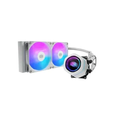 Refrigeración Líquida Cooler Master MasterLiquid Core Nex 240mm 2 Lüfter ARGB Weiß