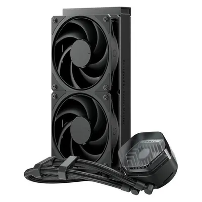 Wasserkühlung Cooler Master MLX-D24M-A24PK-R1 240mm 2 Lüfter Aluminium Schwarz