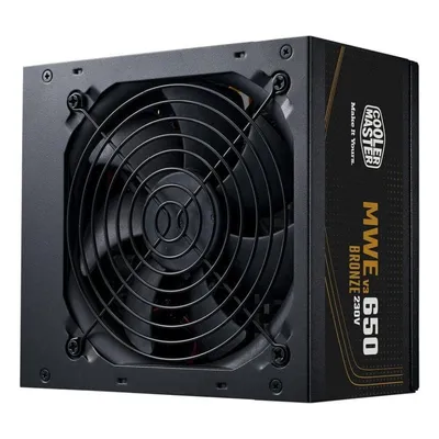Cooler Master MWE Bronze 650 V3 Netzteil 650W ATX 3.1 80 PLUS Bronze leiser 120mm Lüfter