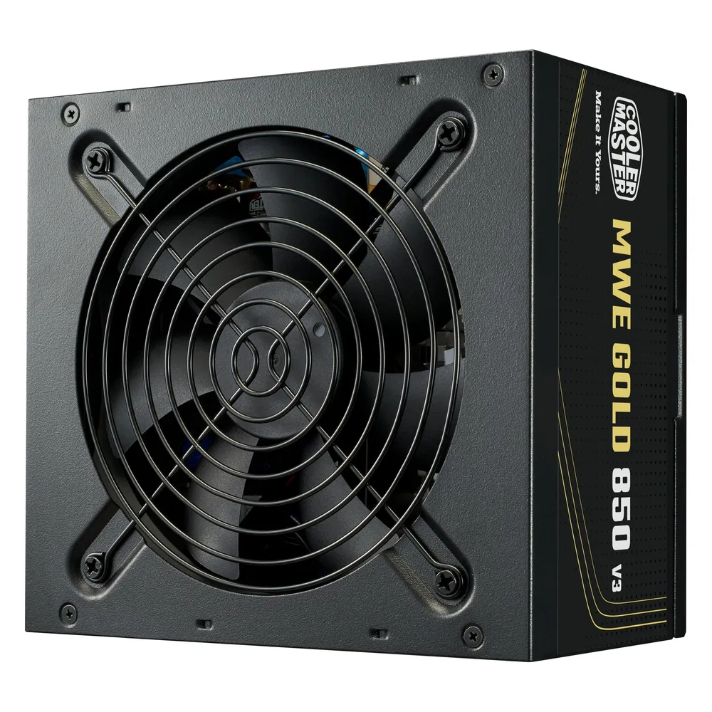 Netzteil Cooler Master MWE Gold 850 V3 850 W ATX 3.1 NonModular Netzteil Cooler Master MWE Gold 850 V3 850 W ATX 3.1 NonModular