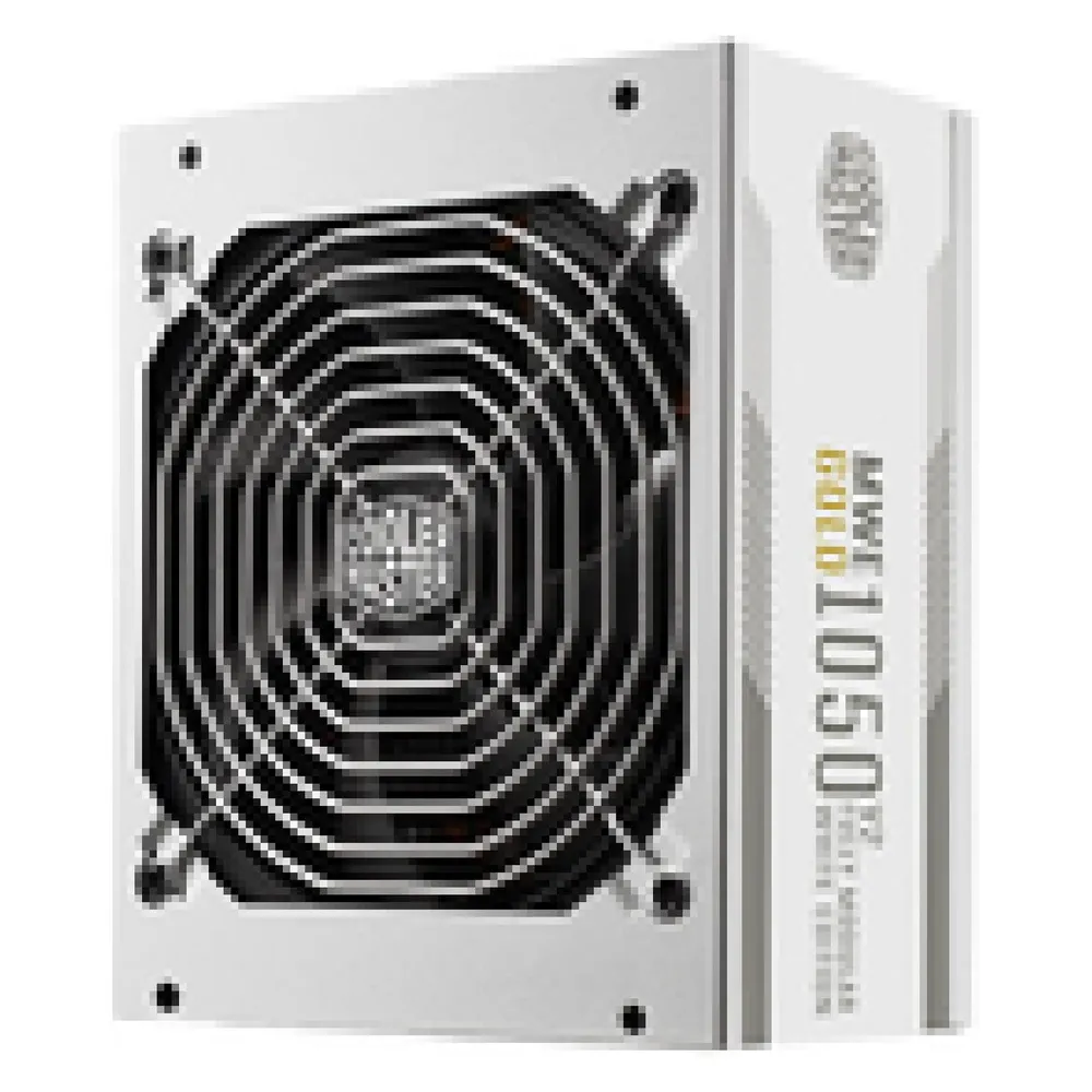Fuente de Alimentación Cooler Master MWE Gold 1050 V2 1050W 80+ Gold modular blanca