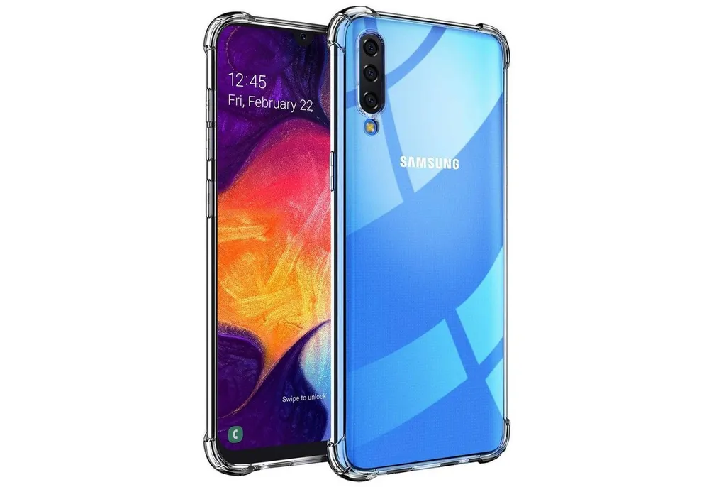 CoolGadget Handyhülle Anti Shock Rugged Case für Samsung Galaxy A50 / A30s 6,4 Zoll, Slim Cover mit Kantenschutz Schutzhülle für Samsung A50 / A30s Hülle