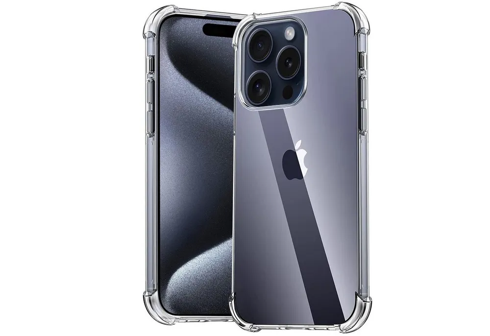CoolGadget Handyhülle Anti Shock Rugged Case für Apple iPhone 15 Pro Max 6,7 Zoll, Slim Cover Kantenschutz Schutzhülle für iPhone 15 Pro Max Hülle Bumper