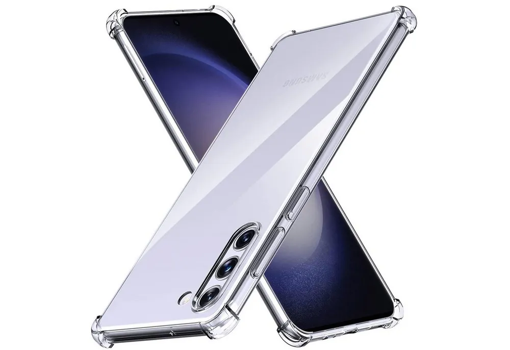 CoolGadget Handyhülle Anti Shock Rugged Case für Samsung Galaxy S23 6,1 Zoll, Slim Cover mit Kantenschutz Schutzhülle für Samsung S23 5G Hülle