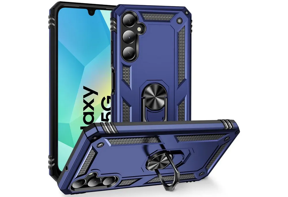 CoolGadget Handyhülle Armor Shield Case für Samsung Galaxy A16 5G 6,7 Zoll, Outdoor Cover mit Magnet Ringhalterung Handy Hülle für Samsung A16 5G