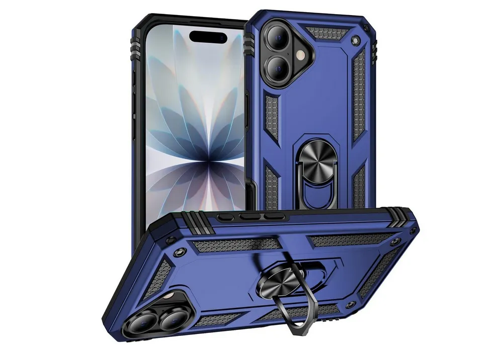 CoolGadget Handyhülle Armor Shield Case für Apple iPhone 17 6,3 Zoll, Outdoor Cover mit Magnet Ringhalterung Handy Hülle für iPhone 17