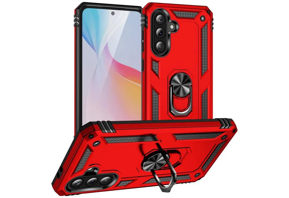 CoolGadget Handyhülle Armor Shield Case für Samsung Galaxy A56 5G 6,7 Zoll, Outdoor Cover mit Magnet Ringhalterung Handy Hülle für Samsung A56 5G