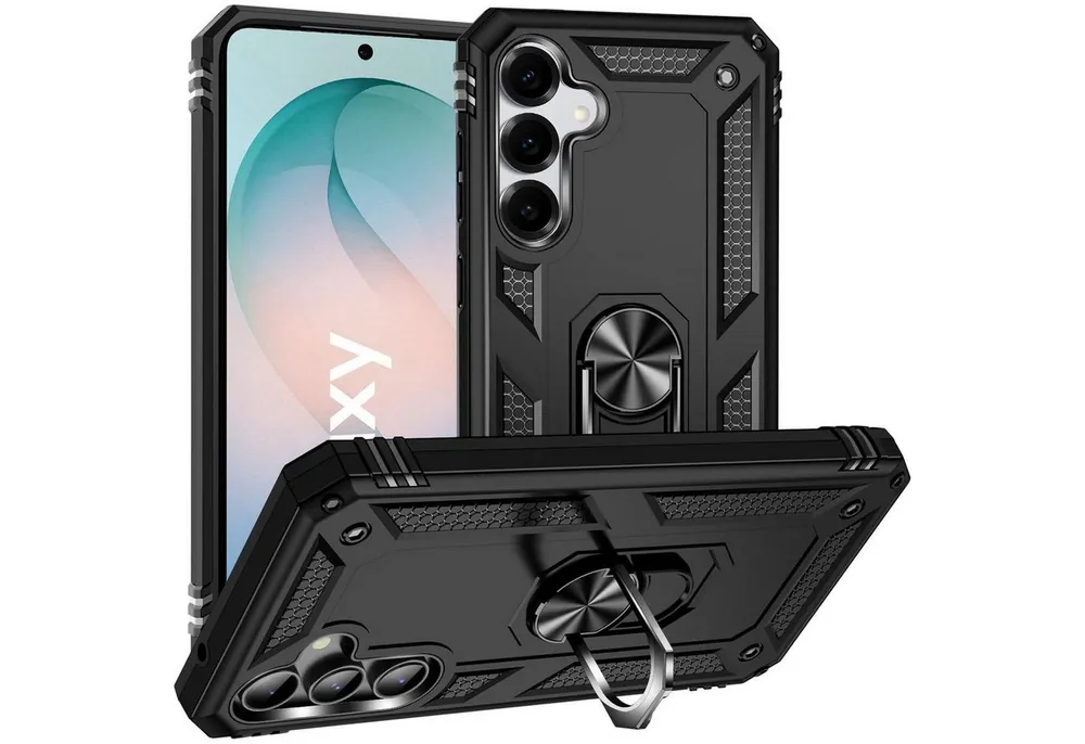 CoolGadget Handyhülle Armor Shield Case für Samsung Galaxy S26 6,3 Zoll, Outdoor Cover mit Magnet Ringhalterung Handy Hülle für Samsung S26