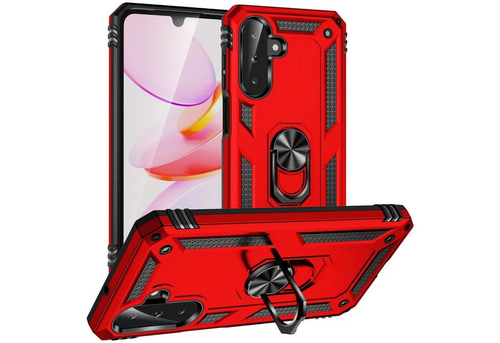 CoolGadget Handyhülle Armor Shield Case für Samsung Galaxy A26 5G 6,7 Zoll, Outdoor Cover mit Magnet Ringhalterung Handy Hülle für Samsung A26 5G