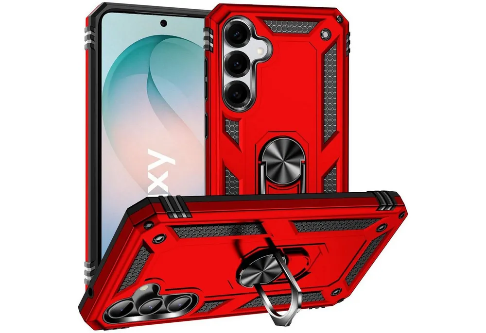 CoolGadget Handyhülle Armor Shield Case für Samsung Galaxy S26 6,3 Zoll, Outdoor Cover mit Magnet Ringhalterung Handy Hülle für Samsung S26
