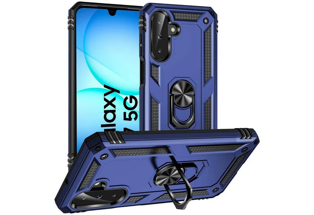 CoolGadget Handyhülle Armor Shield Case für Samsung Galaxy A17 5G 6,7 Zoll, Outdoor Cover mit Magnet Ringhalterung Hülle für Samsung Galaxy A17