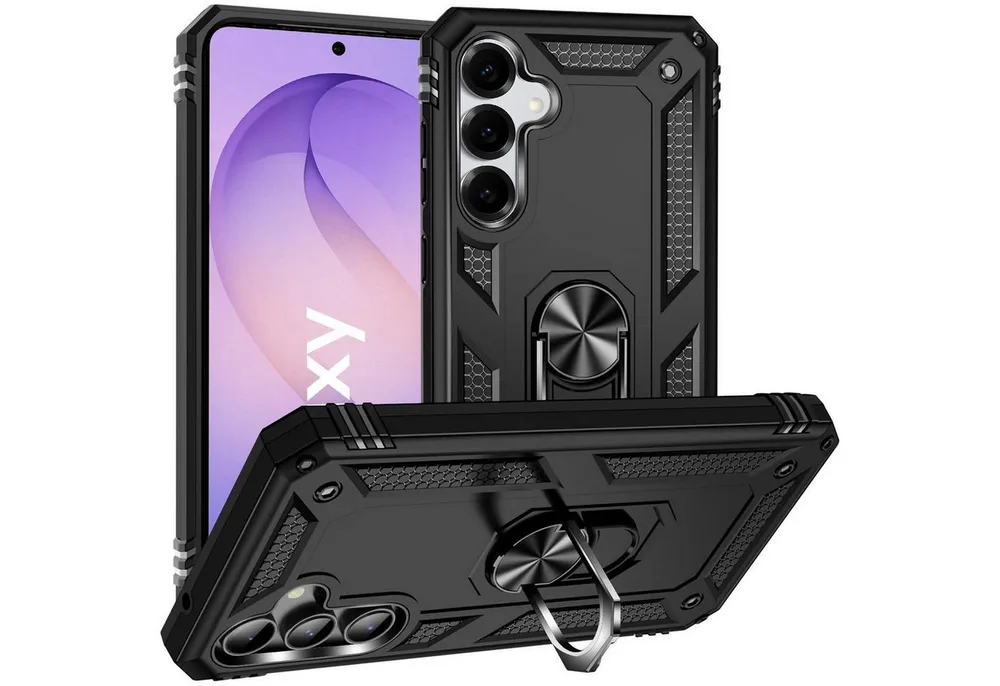 CoolGadget Handyhülle Armor Shield Case für Samsung Galaxy S26+ 6,7 Zoll, Outdoor Cover mit Magnet Ringhalterung Hülle für Samsung S26 Plus