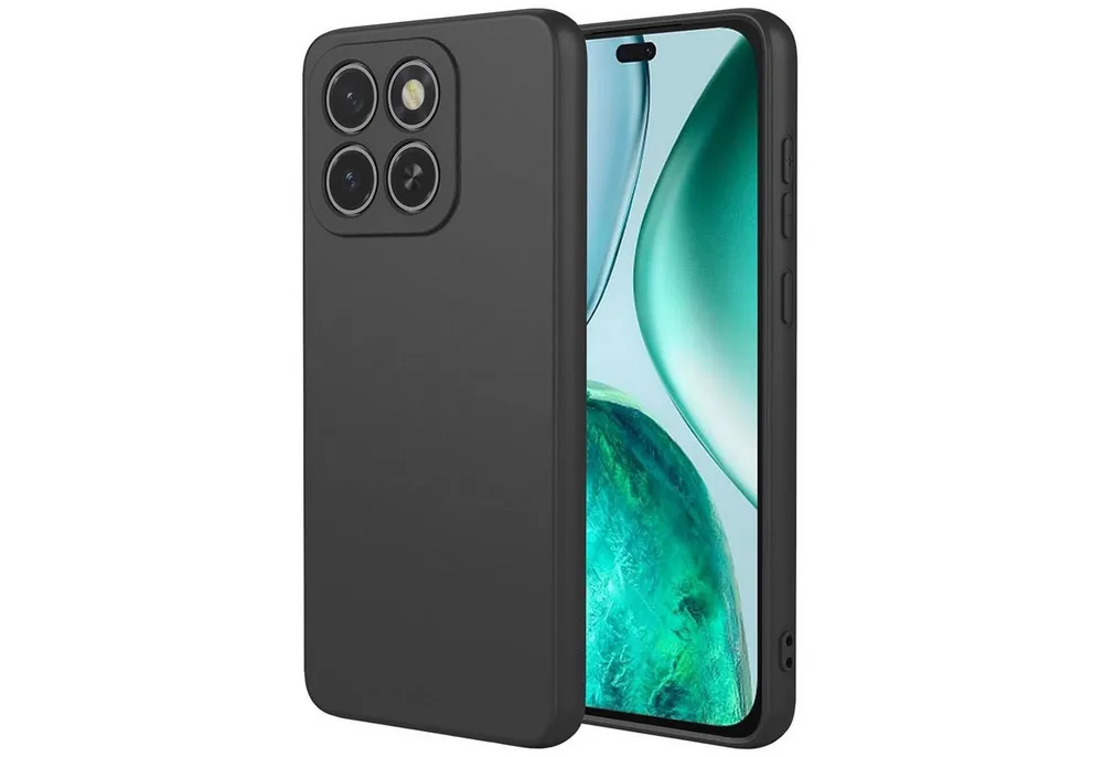 CoolGadget Handyhülle Black Series Handy Hülle für Honor 400 Smart 6,77 Zoll, Edle Silikon Schlicht Robust Schutzhülle für Honor 400 Smart Hülle