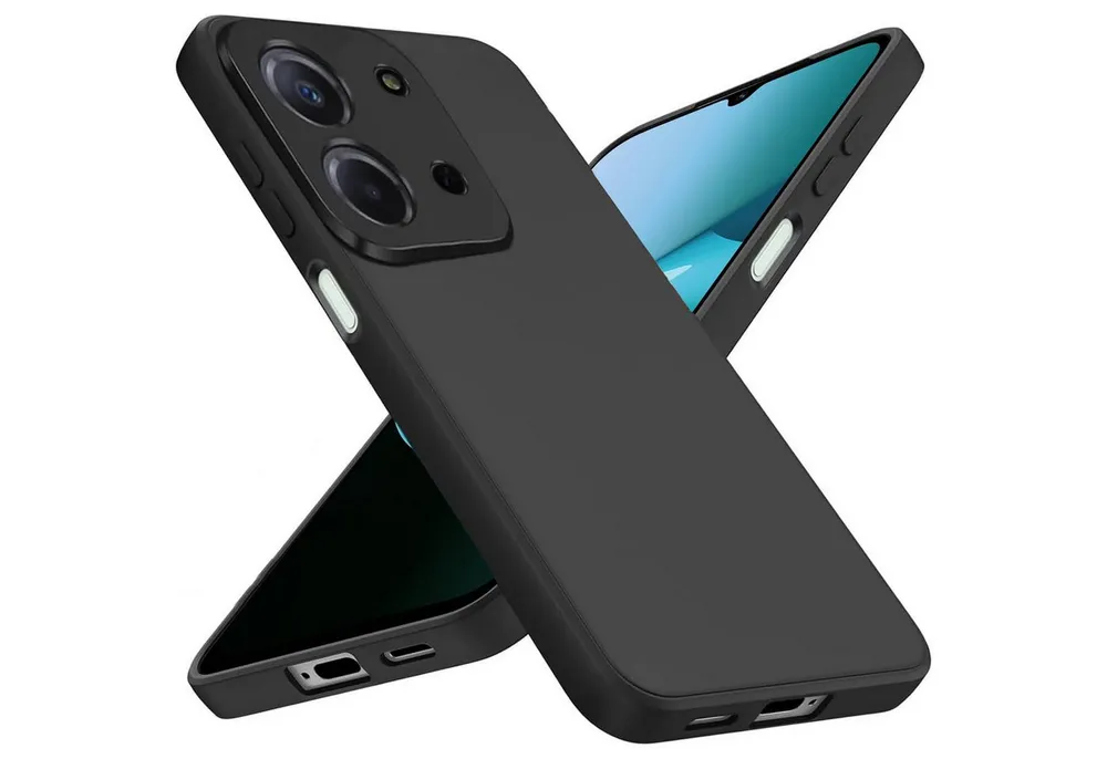 CoolGadget Handyhülle Black Series Handy Hülle für Xiaomi Redmi 15C 5G 6,9 Zoll, Edle Silikon Schlicht Robust Schutzhülle für Xiaomi Redmi 15C Hülle