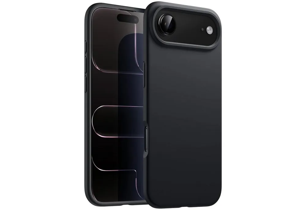 CoolGadget Handyhülle Black Series Handy Hülle für Apple iPhone Air 6,5 Zoll, Edle Silikon Schlicht Robust Schutzhülle für iPhone Air Hülle