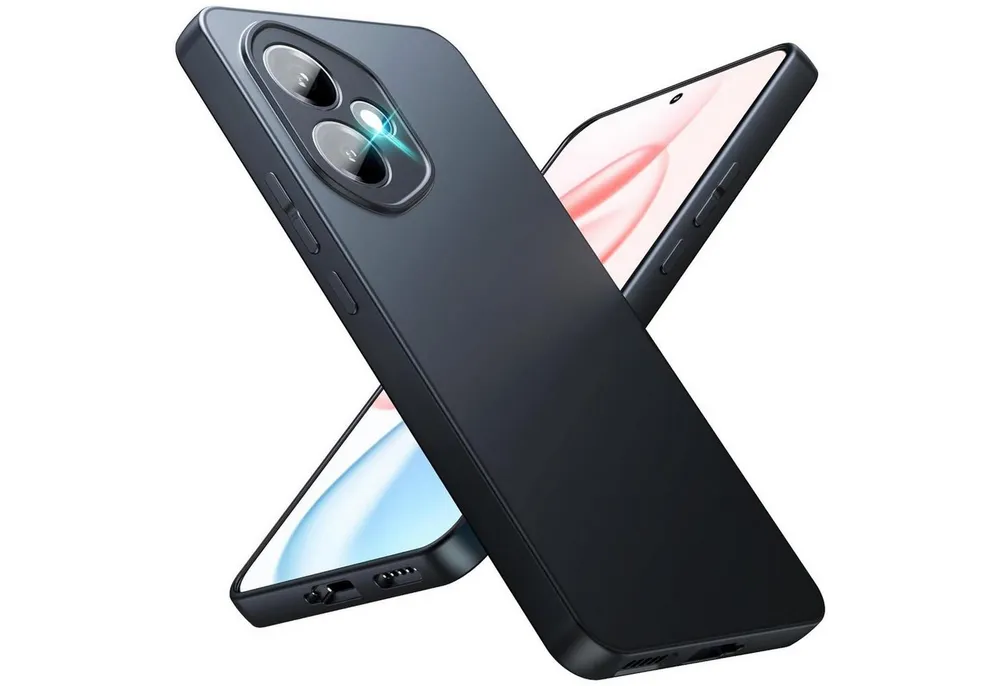 CoolGadget Handyhülle Black Series Handy Hülle für Honor 400 6,55 Zoll, Edle Silikon Schlicht Robust Schutzhülle für Honor 400 Hülle