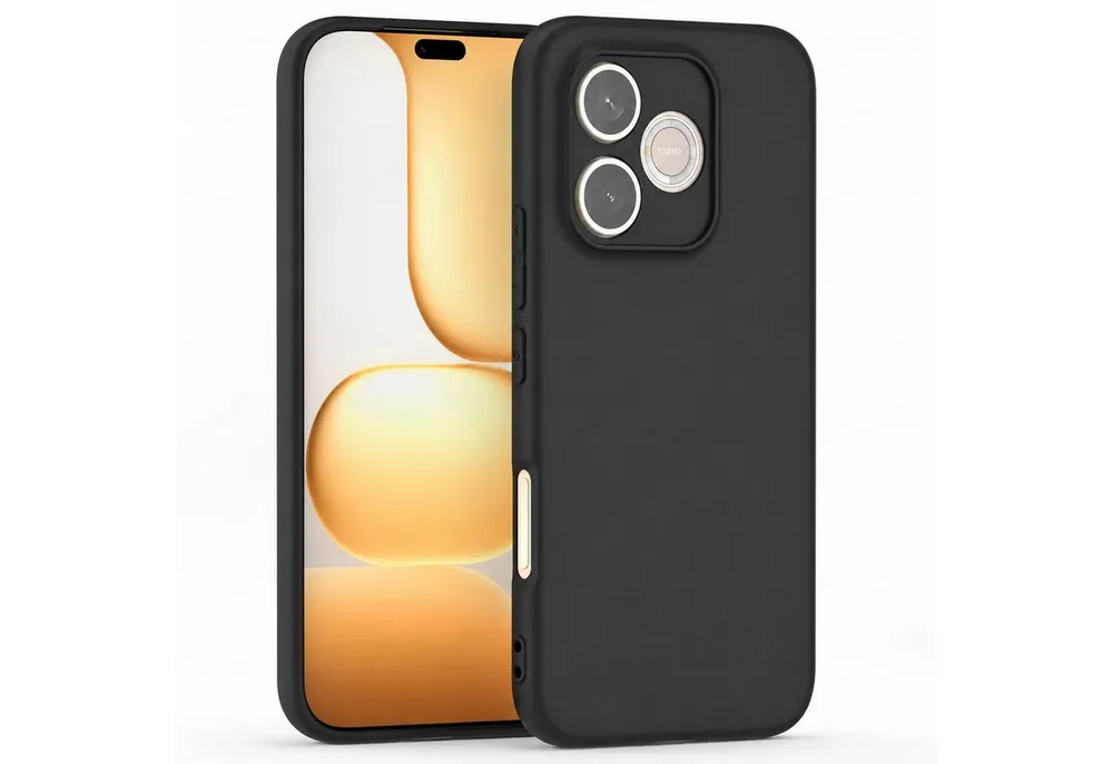 CoolGadget Handyhülle Black Series Handy Hülle für Honor 600 Lite 6,6 Zoll, Edle Silikon Schlicht Robust Schutzhülle für Honor 600 Lite Hülle